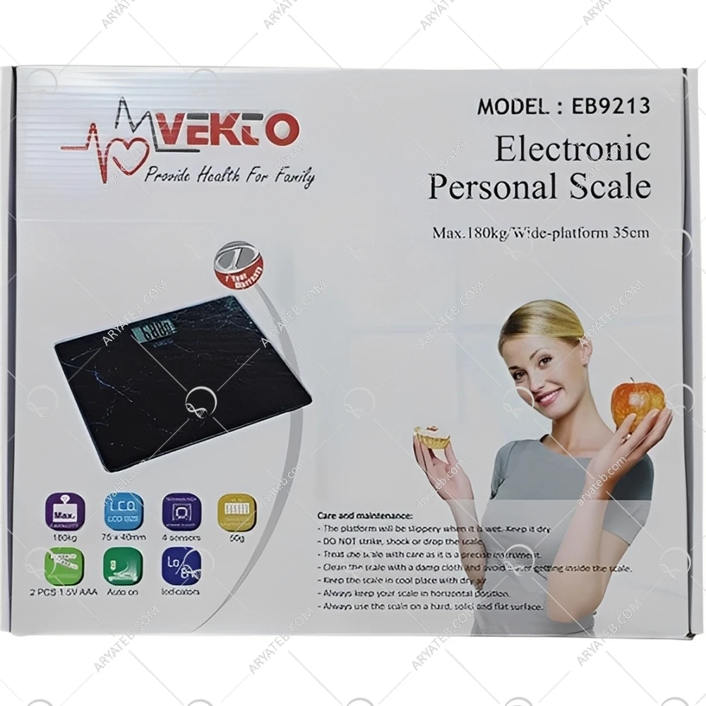 ترازوی شیشهای دیجیتال وکتو EB9213