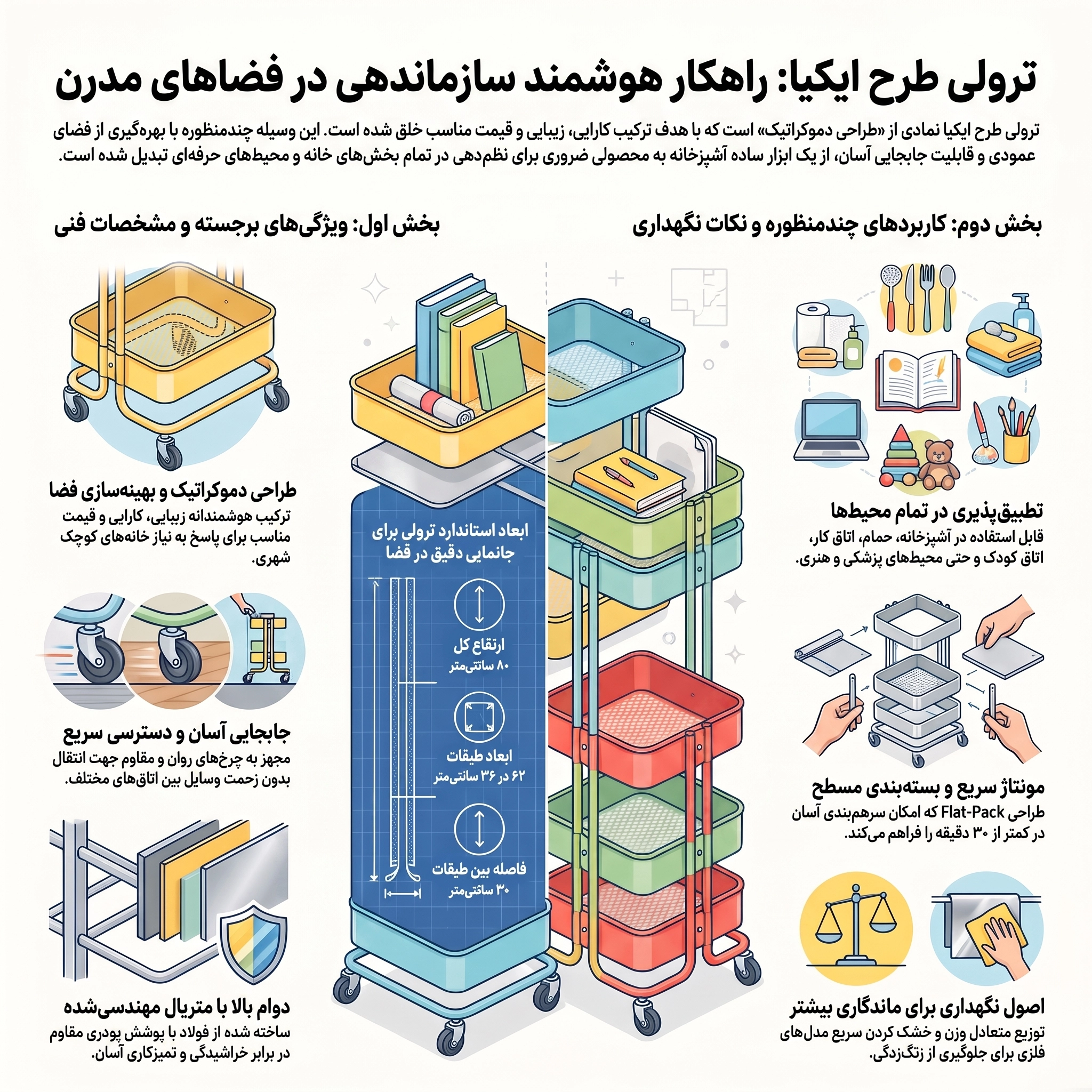 اینفوگرافی: ترالی ایکیا