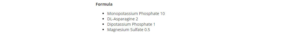 محیط کشت Asparagine broth