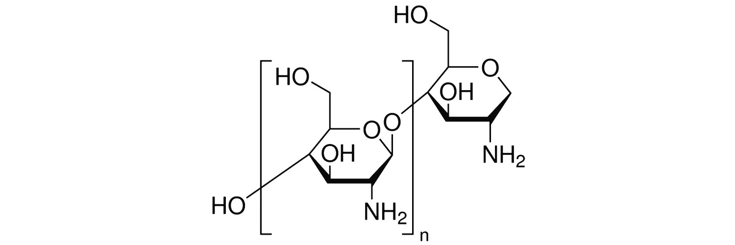 ساختار شیمیایی کیتوسان مدیوم