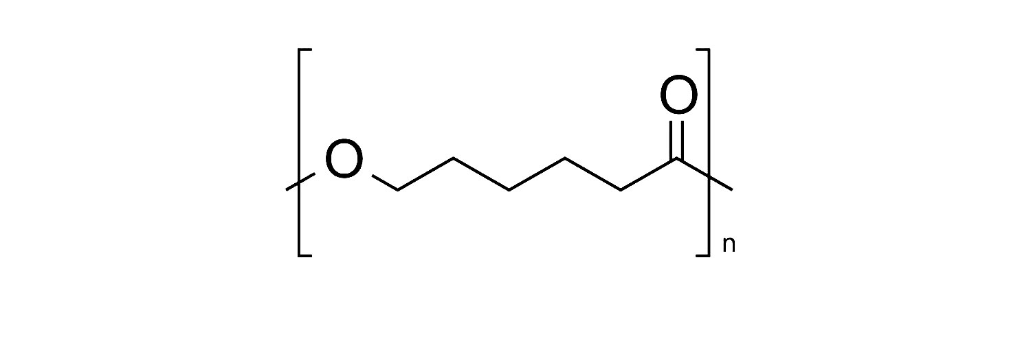 ساختار شیمیایی پلی کاپرولاکتون (Polycaprolactone)
