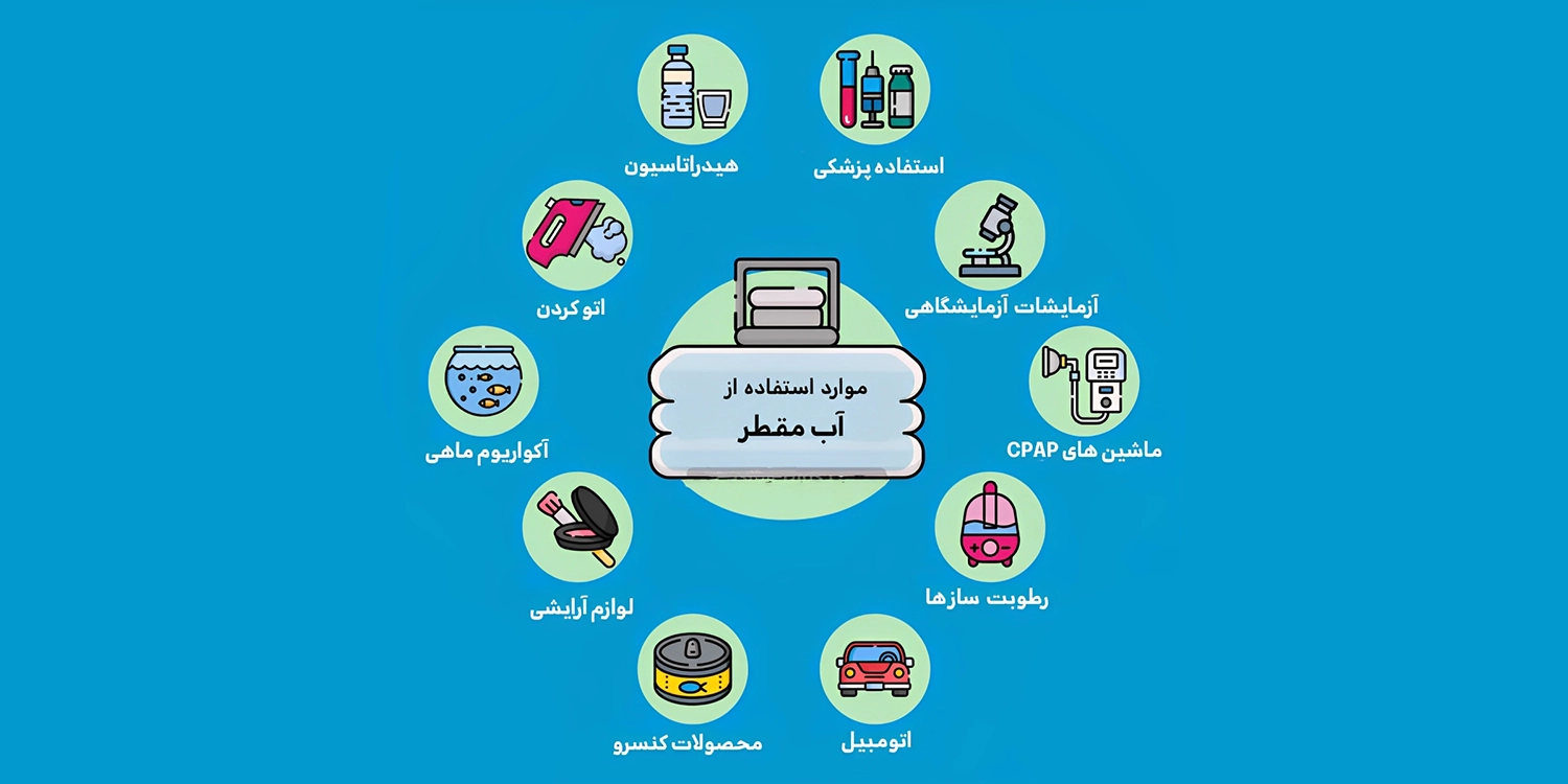 کاربرد آب مقطر در پزشکی