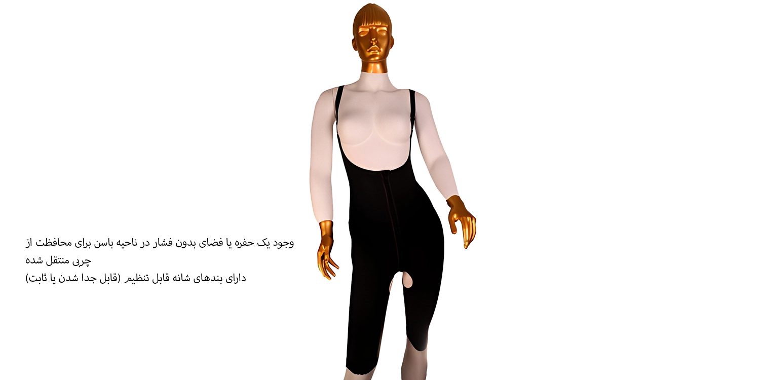 گن ترانسفر باسن بلزا بالای زانو پشت باز کد ۱۰۱۱