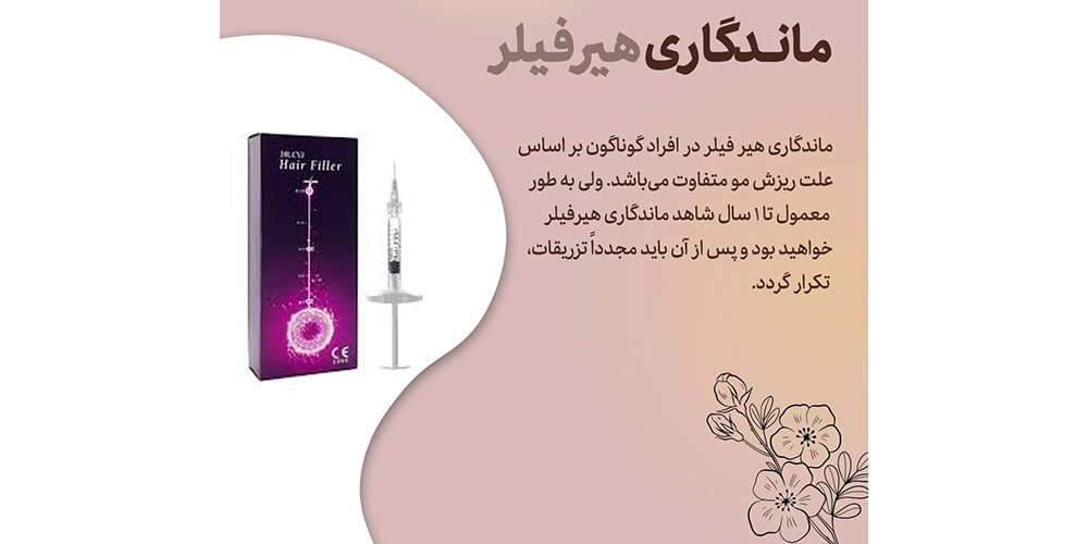 ماندگاری هیر فیلر